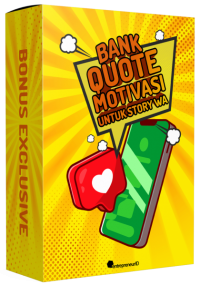 Box Bank Quote Motivasi untuk Story WhatsApp